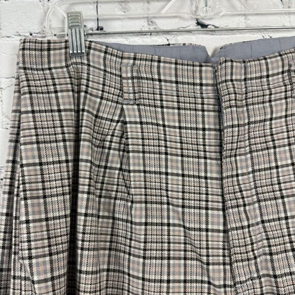 Free People Turning Point Barrel Plaid Trouser Pants Baggy Fit - Picture 6 of 12